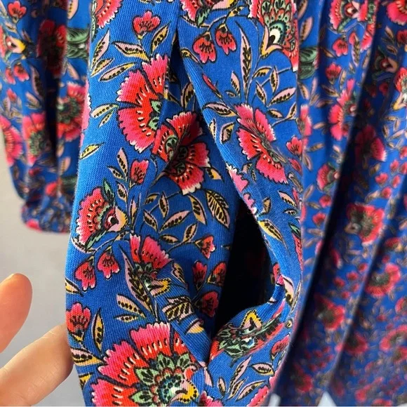 Boden Willow Frill Short Shirt Dress Sz 6P Garden Party Boho Casual Flower NWOT - Picture 9 of 11